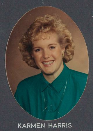 Beta Epsilon Chapter Composite Detail, Karmen Harris, 1986-1987