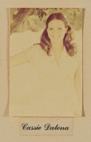 Beta Epsilon Chapter Composite Detail, Cassie Datena, 1980-1981