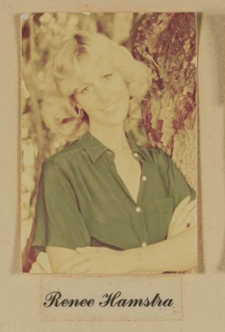 Beta Epsilon Chapter Composite Detail, Renee Hamstra, 1980-1981