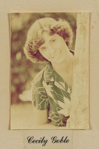 Beta Epsilon Chapter Composite Detail, Cecily Goble, 1980-1981