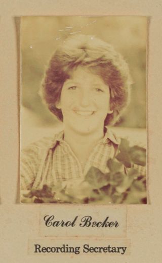 Beta Epsilon Chapter Composite Detail, Carol Becker, 1980-1981