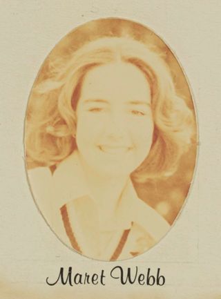 Beta Epsilon Chapter Composite Detail, Maret Webb, 1974-1975