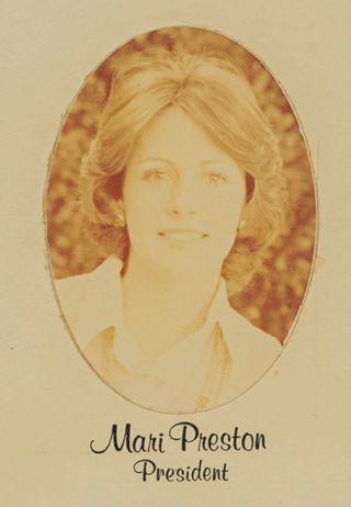 Beta Epsilon Chapter Composite Detail, Mari Preston, 1974-1975