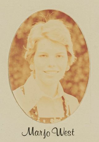 Beta Epsilon Chapter Composite Detail, Marjo West, 1974-1975