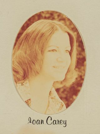 Beta Epsilon Chapter Composite Detail, Joan Carey, 1974-1975