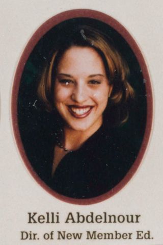 Beta Epsilon Chapter Composite Detail, Kelli Abdelnour, 1999-2000