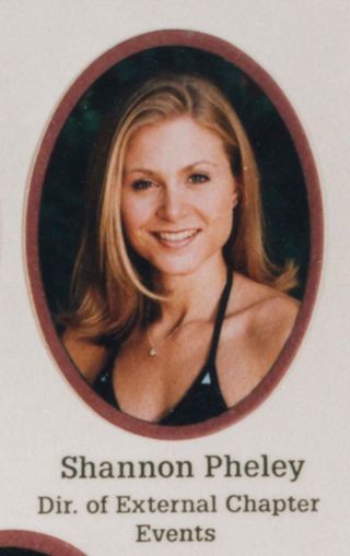 Beta Epsilon Chapter Composite Detail, Shannon Pheley, 1999-2000