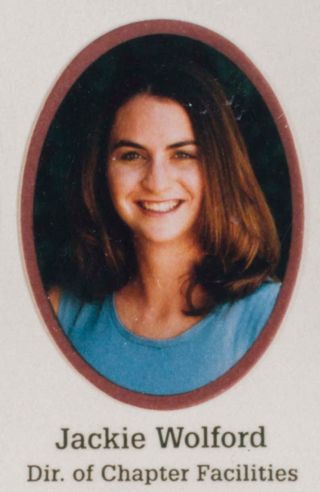 Beta Epsilon Chapter Composite Detail, Jackie Wolford, 1999-2000