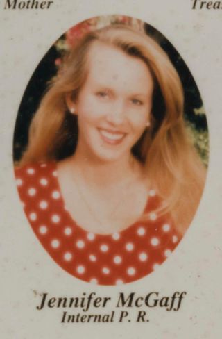 Beta Epsilon Chapter Composite Detail, Jennifer McGaff, 1993-1994