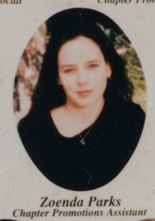 Beta Epsilon Chapter Composite Detail, Zoenda Parks, 1993-1994