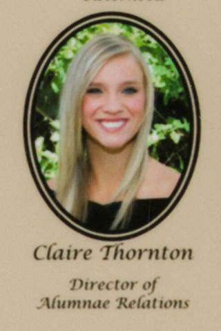 Beta Epsilon Chapter Composite Detail, Claire Thornton, 2009-2010