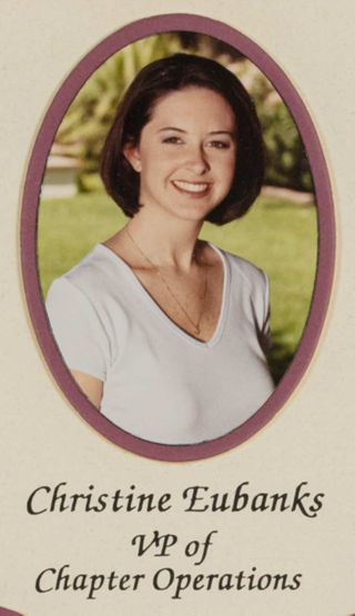 Beta Epsilon Chapter Composite Detail, Christine Eubanks, 2000-2001