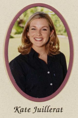 Beta Epsilon Chapter Composite Detail, Kate Juillerat, 2000-2001