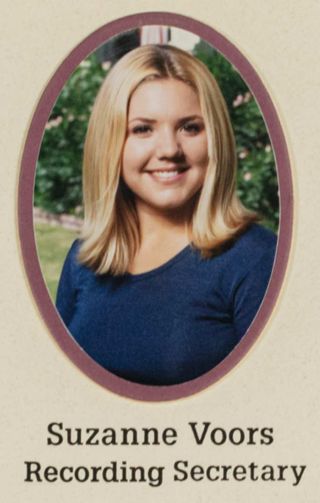 Beta Epsilon Chapter Composite Detail, Suzanne Voors, 2001-2002