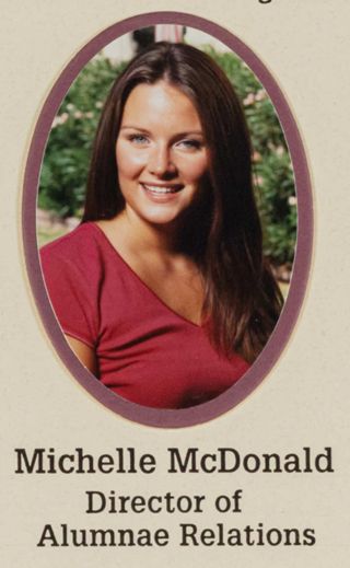 Beta Epsilon Chapter Composite Detail, Michelle McDonald, 2001-2002