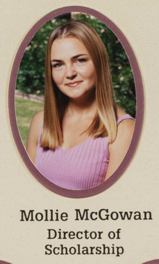 Beta Epsilon Chapter Composite Detail, Mollie McGowan, 2001-2002