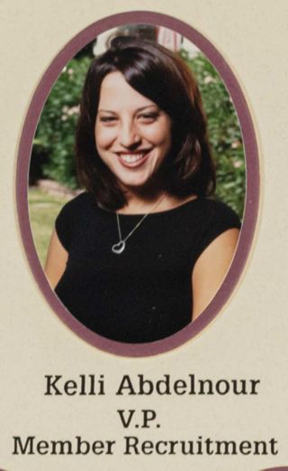 Beta Epsilon Chapter Composite Detail, Kelli Abdelnour, 2001-2002