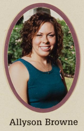 Beta Epsilon Chapter Composite Detail, Allyson Browne, 2001-2002