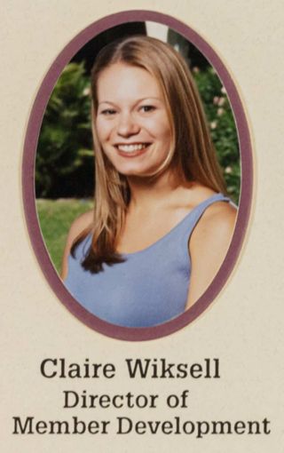 Beta Epsilon Chapter Composite Detail, Claire Wiksell, 2001-2002