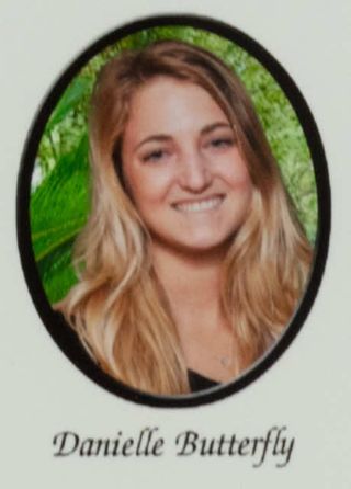 Beta Epsilon Chapter Composite Detail, Danielle Butterfly, 2014-2015