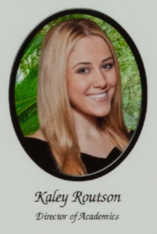 Beta Epsilon Chapter Composite Detail, Kaley Routson, 2014-2015