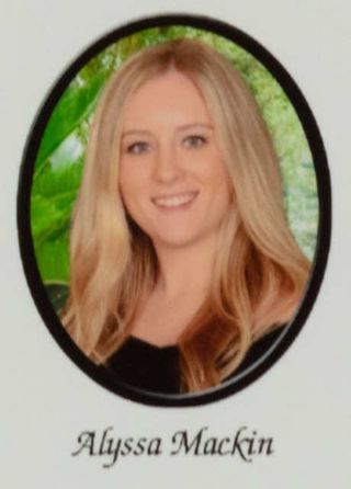 Beta Epsilon Chapter Composite Detail, Alyssa Mackin, 2014-2015