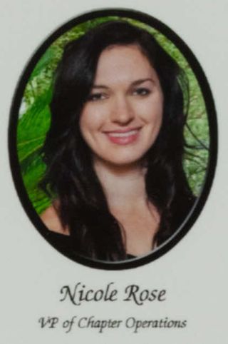 Beta Epsilon Chapter Composite Detail, Nicole Rose, 2014-2015