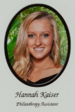 Beta Epsilon Chapter Composite Detail, Hannah Kaiser, 2014-2015