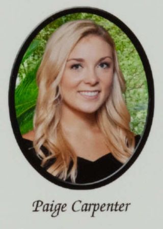 Beta Epsilon Chapter Composite Detail, Paige Carpenter, 2014-2015