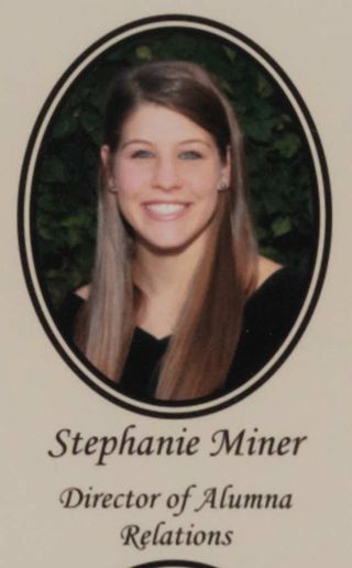 Beta Epsilon Chapter Composite Detail, Stephanie Miner, 2008-2009