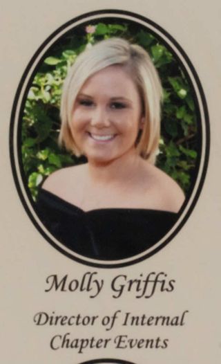 Beta Epsilon Chapter Composite Detail, Molly Griffis, 2008-2009