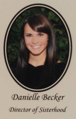 Beta Epsilon Chapter Composite Detail, Danielle Becker, 2008-2009