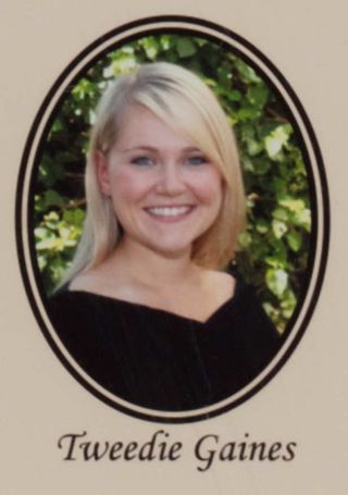 Beta Epsilon Chapter Composite Detail, Tweedie Gaines, 2008-2009