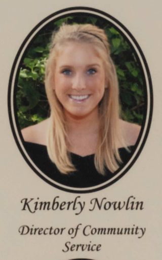 Beta Epsilon Chapter Composite Detail, Kimberly Nowlin, 2008-2009