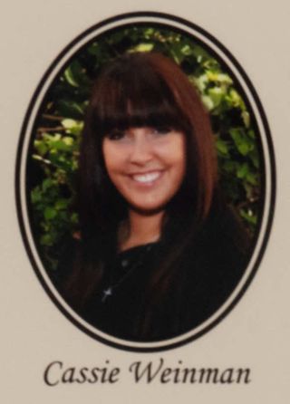 Beta Epsilon Chapter Composite Detail, Cassie Weinman, 2008-2009