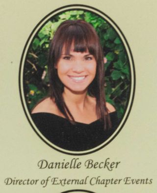 Beta Epsilon Chapter Composite Detail, Danielle Becker, 2007-2008