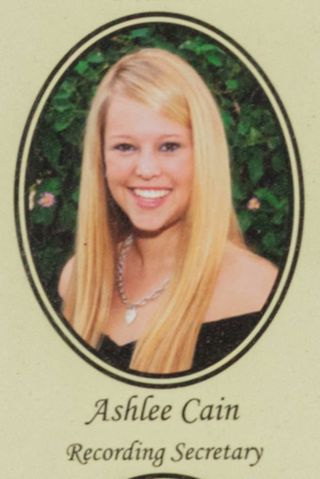 Beta Epsilon Chapter Composite Detail, Ashlee Cain, 2007-2008