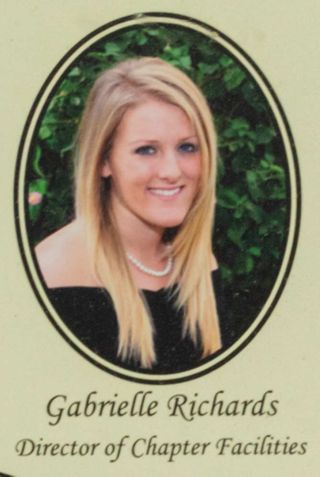 Beta Epsilon Chapter Composite Detail, Gabrielle Richards, 2007-2008