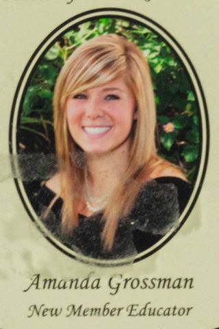 Beta Epsilon Chapter Composite Detail, Amanda Grossman, 2007-2008
