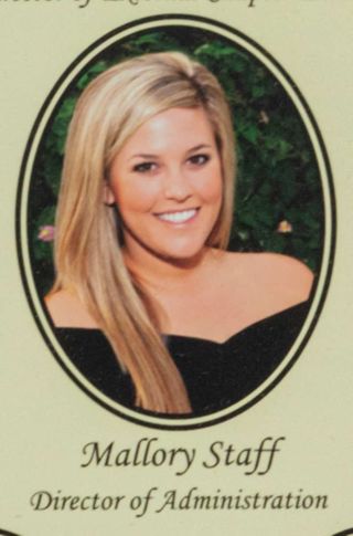 Beta Epsilon Chapter Composite Detail, Mallory Staff, 2007-2008