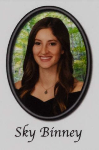 Beta Epsilon Chapter Composite Detail, Sky Binney, 2018-2019