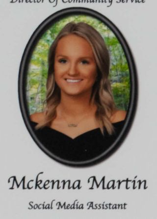 Beta Epsilon Chapter Composite Detail, Mckenna Martin, 2018-2019