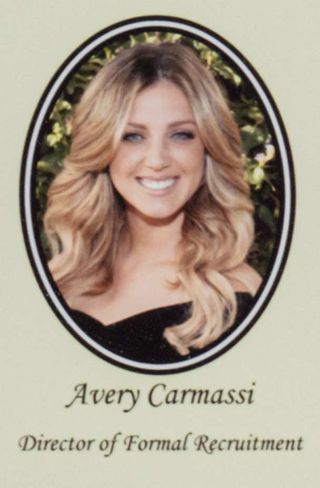 Beta Epsilon Chapter Composite Detail, Avery Carmassi, 2010-2011