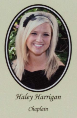 Beta Epsilon Chapter Composite Detail, Haley Harrigan, 2010-2011