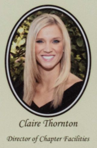 Beta Epsilon Chapter Composite Detail, Claire Thornton, 2010-2011