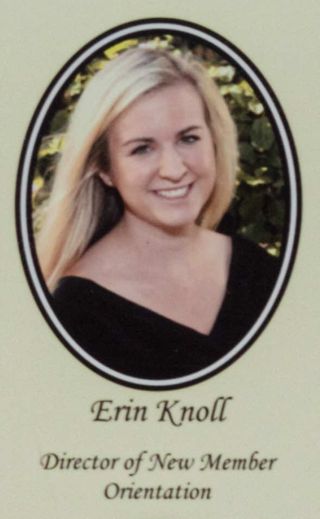 Beta Epsilon Chapter Composite Detail, Erin Knoll, 2010-2011
