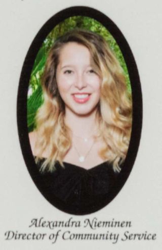 Beta Epsilon Chapter Composite Detail, Alexandra Nieminen, 2017-2018