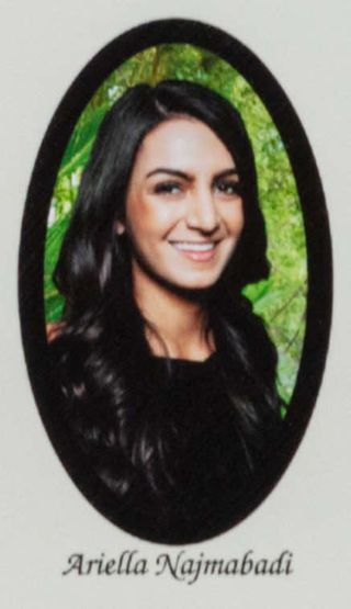 Beta Epsilon Chapter Composite Detail, Ariella Najmabadi, 2017-2018