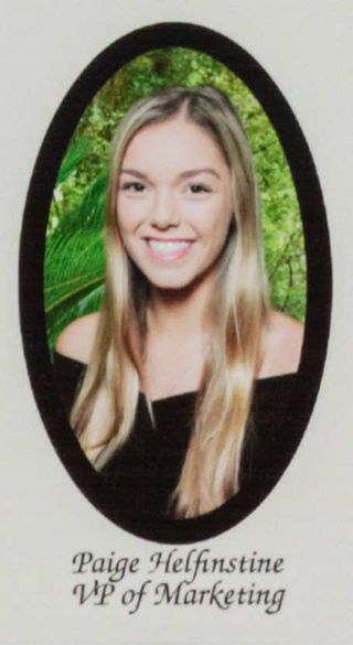 Beta Epsilon Chapter Composite Detail, Paige Helfinstine, 2017-2018