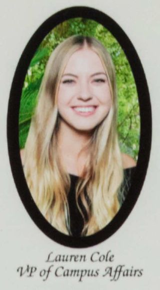 Beta Epsilon Chapter Composite Detail, Lauren Cole, 2017-2018